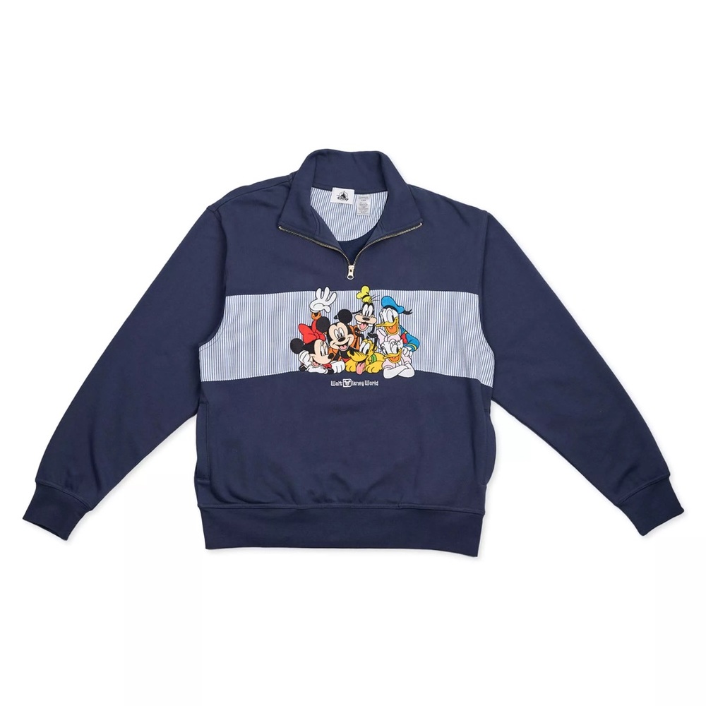 Mickey Mouse and Friends Half Zip Sweater Walt Disney World Size XL